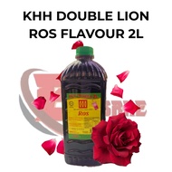 KHH DOUBLE LION KORDIAL PERISA ROS 2LITER | HALAL