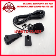 CAR EXTERNAL BLUETOOTH MIC ( MICROPHONE ) FOR CAR ANDROID PLAYER & DVD PLAYER USE.