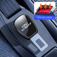 1Pcs Car Emblem Seat Belt Clip Adjustable Extension Plug For Chery Tiggo 5 2 3 7 8 PRO 5X 3X QQ Fulw