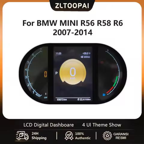 5” digital instrument cluster suitable For BMW Mini R series R55, R56, R57, R58, R59, R60, R61 (2006