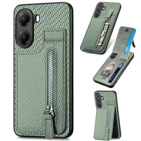Luxury Case For Xiaomi Poco X7 F7 M7 Pro 5G Zipper Wallet Leather Magnet Back Cover for Poco F7 Ultr
