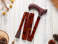 長輩生日禮物 / 登山 / 繽紛生活折疊手杖 - 核桃木