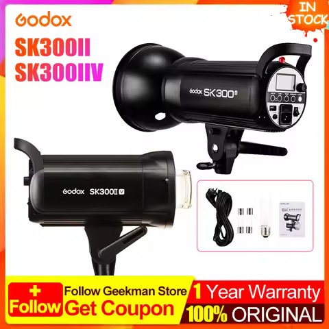 Godox SK300II SK300 II SK300IIV 110V 220V 2.4G X System Professional Studio Flash Compact for Photog
