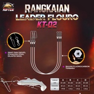 RIPTIDE KT-02 FLUOROCARBON LEADER SERIES READY TO USE 100% FLUOROCARBON 20 35 45 60 LBS Victory Tack
