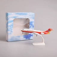 20cm Chinese COMAC C919 model, solid alloy passenger plane, static model, ARJ decorations
