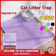 🔥Premium Quality Cat Litter Mat 120*70CM 2 Layers Cat Litter Trap 7 Colors Karpet Pasir Kucing Pelap