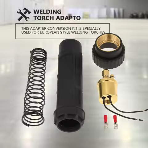 Euro Fitting Conversion Kit Euro Fitting Connector Brass CO2 Mig Welding Torch Adaptor Conversion Ki