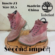 sepatu wanita boots high Second import