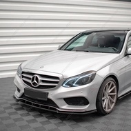 For Mercedes W212 Front Bumper Lip Spoiler Splitter Diffuser E Class E43 C500 E400 E350 E300 AMG Li