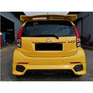 PERODUA MYVI 2011 - 2016 ( EXTREME ) SPOILER WITH 2K COLOR PAINT - FRP