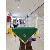 HIJAU Paskibra tray base, tray base for flag ceremony with green tassels