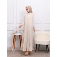 Premium Maxi Plisket Dress (Length 135cm) Plisket Dress/ Umbrella Plisket Dress/ Pregnant Women Dres