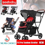 Seebaby T12 Pro Tandem Stroller / Twin Stroller