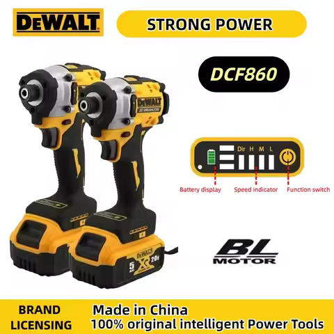 Dewalt DCF860 Brushless Electric Drill Screwdriver Cordless Compact Drill / Driver Rechargeable Upgr