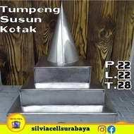 Cetakan Tumpeng Susun Kotak Besar