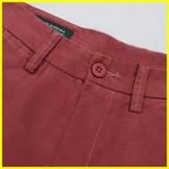 ◊ ✌ ∈ Santa Barbara Polo And Racquet Club Plain Old Rose Twill Shorts For Men With Embroidered Logo