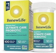 Renew Life, Ultimate Flora Care Probiotic 100 Billion, 30 Count