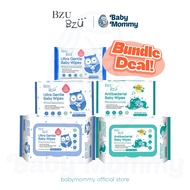 Babymommy BZU BZU Anti Bacterial Baby Wipes Ultra Gentle Fragrance Free Baby Wet Wipes Kids BZU BZU 