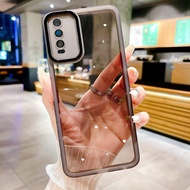 Case vivo y20a v2070 v20s y12s y11s y20g y20t Transparent multi-color protection camera lens flash e