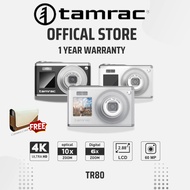 Tamrac TR80 Digital Camera / 10x Optical Zoom & 6x Digital Zoom / 4K Video / 60MP / 2.88 LCD Screen