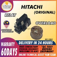 (ORIGINAL) ( 1 SET ) HITACHI OVERLOAD / RELAY  REFRIGERATOR Starter Relay Freezer Fridge Compressor Overload