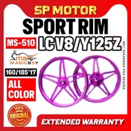POS 1 HARI 100% MS510 MAGIC BOY RIM LC135 V8 FI / Y125Z SPORT RIM 160/185 17 MAGICBOY ORIGINAL MATTE