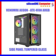 VENOMRX AEGON 4FAN ARGB ATX Auto RGB Tempered Glass