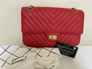 Chanel 2.55 小牛皮金色金屬