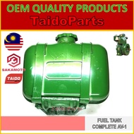 Concrete mixer 7T Mesin bancuh simen India Petter Av1 Fuel tank complete support strap pvc kit