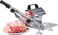 befen Manual Frozen Meat Slicer, Upgraded Stainless Steel Meat Cutter Beef Mutton Roll Food Slicer Slicing Machine for Home Cooking of Hot Pot Shabu Shabu Korean BBQ