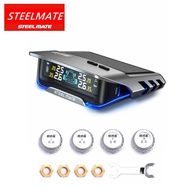 NJBESTJOY STEELMATE TPMS X1+solar tire pressure monitoring car tire alarm