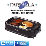 FARFALLA  Smokeless BBQ Table Grill FEG-GR200