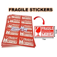 9cm x 5.4cm Fragile Sticker / Stiker Murah Mudah Pecah Borong Wholesale