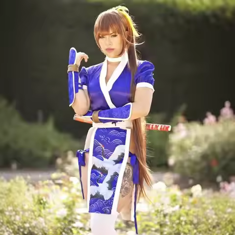 Cosplay Costumes Jumpsuit Outfits Halloween 2026 Dead Or Alive KASUMI Carnival Suit For Adult Women 
