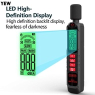 YEW Sound Level Meter, 30-130dB Windproof Noise Meter, Professional 125Hz-8KHz Digital Display Decib