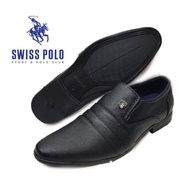 Swiss Polo Original Men's Black Formal Shoes / Kasut Formal Swiss Polo Hitam Lelaki