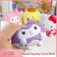 Cute Viral Round Sanrio Squishy Toy/Children's Cute Round Sanrio Doll Toy/Low Rebound Decompression Toy NNL/Satisfying Squishy Super Soft Trendy