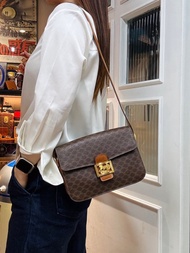 中古稀有 Celine Macadam 馬車扣斜背包 男女適用 中古包