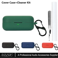 Silicone Case for B&O Beoplay Eleven Wireless Bluetooth Earbuds protective cover with Cleaner Kit, s