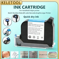 2588 Handheld Printer Ink Cartridge 42ML Quick Dry Black Ink Solvent-Based Waterproof Non-fading
