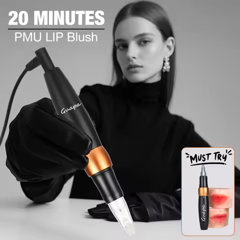 20MINS Fast Lip Blush Permanent Makeup Machine with 8 Pin System for PMU Eyebrow Lip and Ombre Shadi