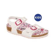 Birkenstock รองเท้าแตะรัดส้น เด็กผู้หญิง รุ่น Rio สี Patent White / Unicorn - 1018870 (regular)