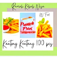 Paper Bag French Fries Paper Bag Kentang. 1 pack