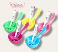 Set Mangkok Masker 4 in 1 isi Kuas Masker + Mangkok Masker + Spatula + Sendok Masker
