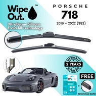 [PREMIER] WipeOut UltraBeam Silicone EcoRefill-Technology Wiper Porsche 718 Boxster (982) 2016 - 202