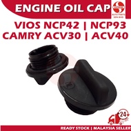 S2U Engine Oil Cap Toyota Vios NCP42 NCP93 Camry ACV30 ACV40 Penutup Minyak Hitam Kereta