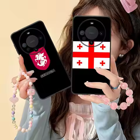 Georgia Flag Mobile Cell Phone Case for Huawei Mate 60 50 40 30 20 10 Pro Plus Lite E 5G Colorful Pr