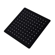 Stainless Steel Square Black 201 Shower Head Top Spray 4.6.8.10.40cm Shower Head W89H