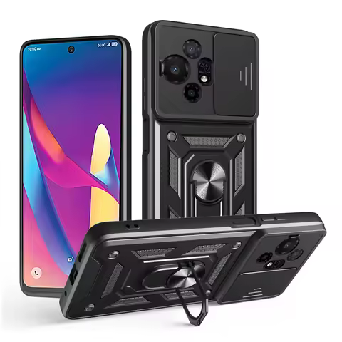 Case for TCL 50 Nxtpaper/50 Pro Nxtpaper 5G, Double-Layer Protection (Soft TPU+Hard PC), Anti-Drop, 