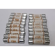 10PCS 13A/15A PLUG TOP FUSE REPLACE FOR 13A/15A PLUG TOP